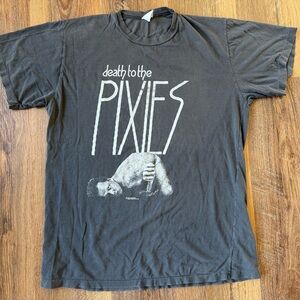 Vintage 1989 Death to the Pixies Graphic T-Shirt